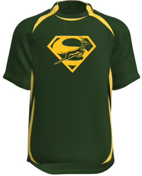 Superbok Unisex short sleeve green tee -  personalisable
