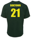 Unisex short sleeve green tee -  personalisable
