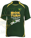 Bok Tuah Unisex short sleeve green tee -  personalisable